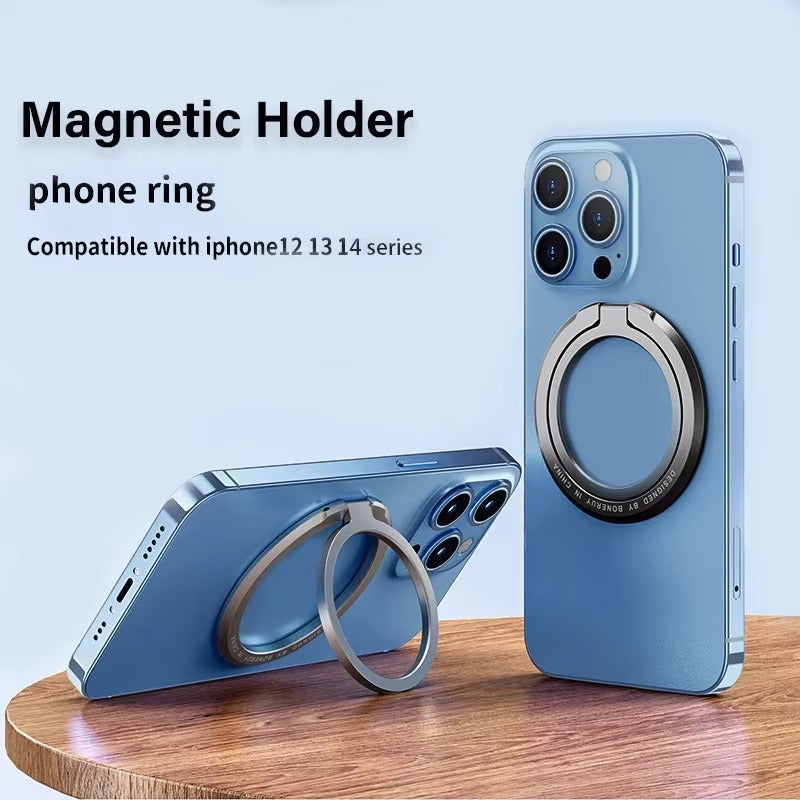 Premium Magnetic Phone Ring Holder - 360° Rotation Stand